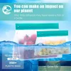 Organization Sets 14Psc Stand Up Food Storage Bag PEVA Upgrade Fruit Reusable zer Sandwich Silicone Preservation3161