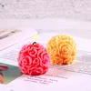 CHUANGGE Candele fatte a mano Stampo in silicone fai-da-te 3D Rose Ball Aromaterapia Cera Stampo in gesso Forma Candele Fare forniture Y211229