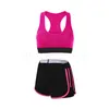 Women Bras Sets Letter Sports Bra Fitness Shorts Running Outdoor Yoga Wear Two-piece Suit