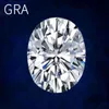 100% Real Solta Gemstone Moissanite 0.5ct 4 * 6mm D Cor VVS1 Forma Oval Excelente Pedra Gema Para Anel de Diamante Jóias