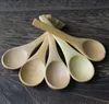 Mini Natural Wooden Soup Wine Coffee Ice Cream Spoons Durable Wedding Party Home Kitchen Dining Tools