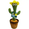 Juguetes con sonido musical para bebés 55% de descuento Bailando Hablando Cantando Cactus Peluche de peluche Electrónico con canción En maceta Juguetes de educación temprana para niños Juguete divertido USB Ch264v