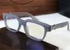 Nya optiska glasögon Vagillionaire I Design Eyewear Big Square Frame Punk Style Clear Lens toppkvalitet med fall transparenta glasögon