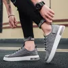 Männer Frauen Mode Schuhe Farbe Weiß Grau Schwarzer Mens Sport Trainer Platform Sneakers Größe 39-44 V040