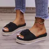 Slippers 2021 Designer Luxury Hook&Loop Sandals Woman Gladiator Women High Quality Ladies Shoes Summer Platform Sandalias