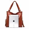 Women's Speciall offer Genuine Leather Soft Cowhide Tassels Handbags Real Leather Satchel Bag