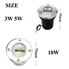 2021 IP68 3W 5W 10W COB à prova d'água LED LED LUZ LIGHT LIGHT LIMPO ANTERIOR CANTO DO JARATO GRANHO DO JARATO Enterrado Paisagem AC110V220V DC12V