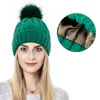 Ponpon Örme Şapka Beanie Yün Topu Kafatası Kapaklar Kadınlar Elastik Tığ Şapka Kış Sıcak Earmuff Kadın Açık Kayak Kap Moda Aksesuarları B7825