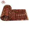 6 yards koffie achtergrond Ankara Bint Bearwax hoge kwaliteit polyester materiaal Afrikaanse stoffen partij FP6397
