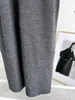 Casual Dresses Woman 2022 Wool Knit Black Long Dress Warm Knitwear High Collar Exaggerated Cuffs Fashion Straight