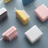 Pet Grooming Shower Brush Comb Bath Massage Hand Shaped Glove Combs Blue Pink Pets Cleaning Plastic Brushes WY1333