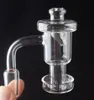 Set Quartz Terp Vacuum Banger Smoking Water Pipes Domeless Slurper Up Oil Nails con tappo in carb colorato 14mm 18mm per Bong in vetro