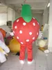 Halloween Cute Strawberry Mascot Costume High Quality Cartoon Fruit Plush Anime theme character Adult Size Christmas Carnival Birthday Party Fancy Outfit