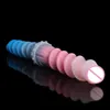 NXY Dildos Anal Zabawki Luuk Nowy Kolor Spirala Silikonowa Symulacja Penis Podwójna Główna Masturbacja Kobiet Fałszywy Produkty Sex Dorosłych 0225