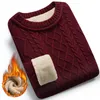 Hiver Sweater Plus Velvet Gardez une arrivée chaude épaisse épaisse pull mâle adolescents style coréen M37 210909