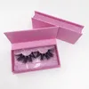 Pembe / Siyah / Altın Renkler Çekmece Kirpik Kutuları Wirh Temizle Tepsi Özel Özel Etiket Ambalaj Vizon Lashes Kılıfları 10/30 / 50 adet Paket Şerit Kirpik Toptan Satıcı