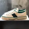 50%rabatt på högsta kvalitet casual klänningskor män kvinnor lyx sneaker ko läder bi mönster röd botten tiger röd gröna ränder sport vita designer tränare 35-46 låda