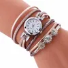 Women's Horloges Best Sellers Diamond-Encrusted Personality Winding rond de armband Horloge Montre Femme Acier Inoxydable @ 50 H1012