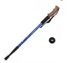 Utomhus Trumpet Cork Trekking Poles Ultra Light Telescopic Alpenstock Multi Functional Right Handle Vandring Walking Stick