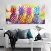 Pineapple Pictures Canvas Painting Colorful Fruit Home Decoration Wall Posters And Prints For Living Room NO FRAME