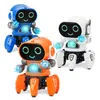 Elektronik-Roboter, Tanzmusik, 6 Klauen-Roboter, Oktopus, Spinnenroboter, Fahrzeug, Geburtstagsgeschenk, Spielzeug für Kinder, Früherziehung, B