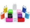 Universal EU USA Flat Cubic Mini USB-väggadapterplugg Hem Rese Charger Power 1a 5V för mobil smartphone 4S 5S 5C Android S3 S4