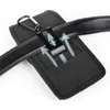 Universal Fodral Skydd för 3,5-6,3 tum iPhone 13 12 Pro Max 11 XS Max X XR 7G 8G Samsung S20 Plus S10 Sport Nylon Holster Belt Clip Pouch Telefon