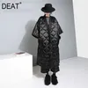 Deat Japan Kimonoは、ナイトガウンスタイル3四半期のスリーブバットスリーブ女性の緩いプラスサイズ秋冬TD681 211008