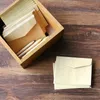 1000 Pcs/Lot Vintage Kraft Papier Enveloppe Sac Vierge Merci Carte Carte De Visite Creative Stockage Mini Petite Enveloppe Sac LX4382