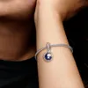 100% 925 Ayar Gümüş İplik Küre Dangle Charms Fit Pandora Orijinal Avrupa Charm Bilezik Moda Kadınlar Düğün Nişan Takı Aksesuarları
