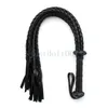 Bondage Leather Woven Whip Riding Crop Party Flogger Queen Restraint Högkvalitativa leksaker # 42