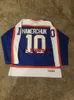 Billiga CCM Vintage Hockey Jersey Jets # 10 Dale Hawerchuk Stitch Lägg till något Nummer Namn Män Kid Hockey Tröjor XS-5XL