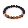 Beaded Strands Couples Distance Matte Black Spectrolite Bead Faceted Tiger Eye Sets Bracelet Men Charm Women Fashion Gifts Jewellry Fawn22