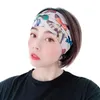 Novo Floral Impressão Turbante Headwrap Sports Elastic Yoga Hairband Moda Tecido de Algodão Headband Para As Mulheres Acessórios de Cabelo