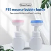 Distributeur de savon liquide mousse pompe bouteille vide rechargeable nettoyant salle de bain à la main en appuyant sur la tête de fleur