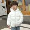 Neonate Giacca invernale Bambini Caldo Cappotto colorato Bambini Parka con cappuccio Capispalla Tuta da neve Ragazzi Abbigliamento 1-7 anni 211203