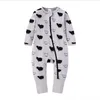 Cotton Romper för nyfödda Baby Boys Girls Djurkläder Spädbarn Jumpsuit Playsuit Outfits Kläder