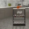 carrinho de cozinha de metal
