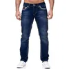 Hommes droits taille haute Jean printemps été petit ami jean Streetwear maigre cacual concepteur Long Denim pantalon pantalon