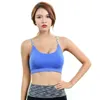 Gym Clothing Ladies Sports Bra Push Up Adjustable Lette Straps Wear Brassiere For Women Yoga Workout Padded Underwear Fitness Top