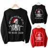 Women's Hoodies & Sweatshirts Fashion Ladies Slouch Pullover Jumper Women Christmas Oversize Shirt Long Sleeve Tree Plus Size Blouse