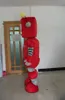 Festiwal Dress Red Robot Maskotki Kostiumy Karnawał Hallowed Prezenty Unisex Dorośli Fantazyjne Party Gry Outfit Wakacje Uroczystość Postać z kreskówek Stroje