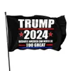 3x5ft 2024 Trump Flag 90x150cm USA: s presidentval Polyestermaterial 2024 Flaggor 5 Stil gratis DHL -fartyg