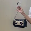 Femmes Bow Sac à main Sac ARMPIT SAC FRANÇAIS Rétro Fashion Filles 2021 NOUVEAU PEARL CHAÎNE CANADAGE BANDBY SACS