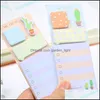 Kuitbiemen Levering Office School Business Industrial Noverty Cactus Kawaii Sticky Notes Stationery Planner Stickers Memo Pad Cute Papeleria
