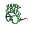 St. Patrick's Day Decoration Okulary Green Hat Clover Party Dress Up Frame Holiday Udekoruj W6