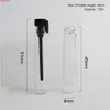 30 x 1/2/3 ml空のミニグラス香水小さなサンプルバイアルボトルラボリキッドフレグランステストチューブトライアルボトル高品質