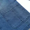 4XL Mens Denim Blazer Mode Coton Vintage Costume Survêtement Mâle Bleu Manteau Veste Slim Fit Jeans Blazers Top 211214