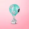 Nowy s925 srebrne małpy koraliki Fox Owl Animal Charm Charm Charms Flower Bee Pendant Fit Pandora Bransoletka Biżuteria DIY Prezent