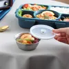 Bento-Box im japanischen Stil, Lebensmittelbehälter, Aufbewahrungs-Lunchbox für Kinder mit Suppentasse, japanische Snackbox, isolierter Lunchbehälter 210818